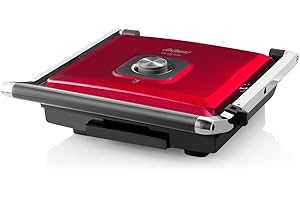 ‎ARZUM Arzum AR2022 METALl GRILL AND TOST MACHINE, Panini presse und Sandwich Maker, 4 Toastkapazität-ROD