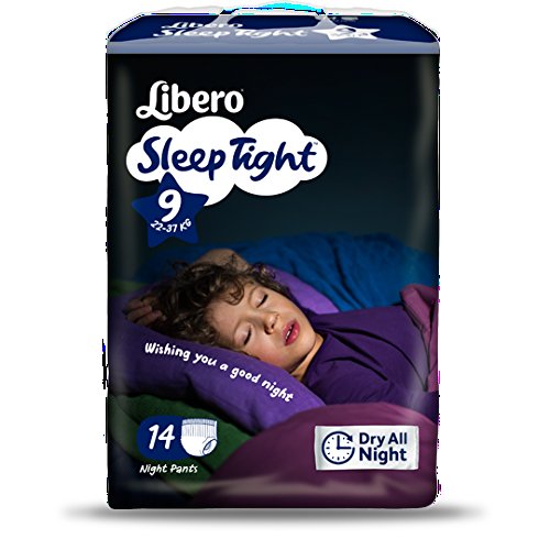 Libero Sleep Tight Night Time Protection Bedwetting Medium 22-37kg Pack of 14