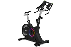 BT BODYTONE Bodytone - Smart bike | Bicicleta spinning con conexión Bluetooth | Bici indoor con pantalla LCD | Bici estática 12 programas entrenamiento