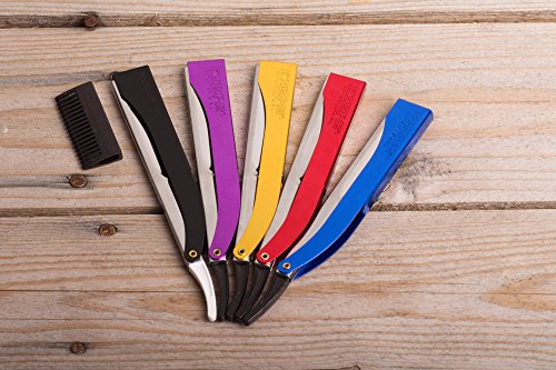 Fonex Profi-Rasierset für Männer – Perfekt für klassische Nass-Rasur – Komplett mit Schale, Rasiermesser, Pinsel & Seife + Ersatzklingen, Blutstiller-Stein & Tasche – Geschenk-Idee: Reise Rasurset Herren türkisch mit Klinge - 5