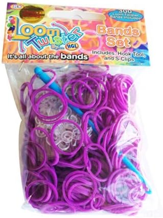 Loom Twister Bands Set: Smell Bands - Grape
