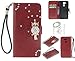 Produktbild für Huawei Honor 6C Pro Hülle, Glitter Strass Bling Eule Ledertasche Muster Weich PU Schutzhülle für Huawei Honor 6C Pro Flip Cover Wallet Case Tasche Handyhülle mit Lanyard Strap Stand Function Magnetverschluss Etui Schale Credit Card Slots Bookstyle Purse Design Handytasche Lederhülle Schutz Hüllen mit für Huawei Honor 6C Pro +Schlüsselanhänger(U) (4)