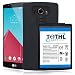 LG G4 Battery Case TQTHL LG G4 [10000mAh] Extended Battery Replacement with Soft TPU Full Edge Protection Case (More than 3X Extra Battery Power) Only Fits for LG G4 BL-51YF- Black [18 Month Warranty] RS.5999.00