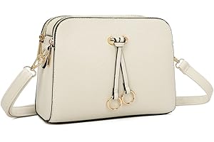 ELIOX Borsa a Tracolla Donna Piccola con 3 Scomparti Capienti - Borsa Mano PU Pelle Sintetica - Borsetta Moda Borse Spalla- Crossbody Bag