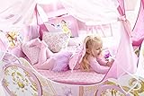 Kleinkinderbett für Mädchen im Kutschendesign von Disney Prinzessin, mit Baldachin - 3