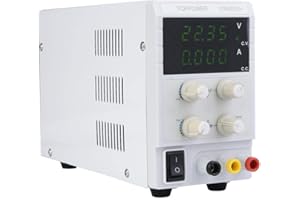 VIKYE Alimentation DC, alimentation haute tension régulée DC 4 LED STP6005DH 300W 0-60V 0-5A 110 / 220V Switch(EU Plug)