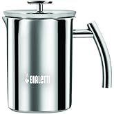 Bialetti - S&uuml;t K&ouml;p&uuml;rt&uuml;c&uuml; - 330mL - Paslanmaz &Ccedil;elik G&ouml;vde ve Kapak - &Ccedil;ift Diskli &Ccedil;ırpıcı Kapak - T&uuml;m Ocak T&uuml;rleri İ&ccedil;in Uygun (