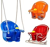 Childrens Childs Toddler Adjustable Outdoor Garden Rope Safety Safe Swing Seat (Toy)