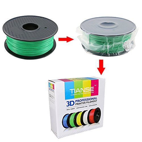 TIANSE 3D PLA Filament 1,75 mm für 3D Drucker 1 kg (Mehrfarbig) - 5