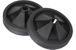 Nikou Insinkerator Ersatzteile Abfallentsorger, Abdeckung Entsorgung Zubehör, 2 Stück Silikon Anti-Spritzer kompatibel mit InSinkErator 87 mm Außendurchmesser