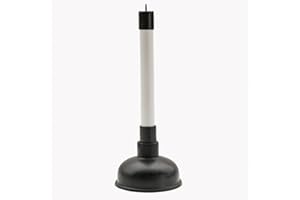 WITPOCE Heavy-Duty Toilet Plunger, Sink Plunger - Unblock Drains with Power & Precision | High-Performance Plumbing Tools for Home - Unblock Toilets, Sinks, & Pipes Easily Powerful Clog Remover"