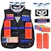 Produktbild Vidillo Taktische Weste Jacke Set Für Nerf N-Strike Elite Blaster Toy Gun mit 40Pcs Darts Kugeln,2Pcs 12-Dart Quick Reload Clips,1Pcs 8-Dart Armbänded, Gesichtsmaske & Goggle, Taktische Weste