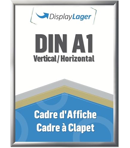 DisplayLager - Cadre à Clipser Rondo, A1, 5 pièces, Argenté | Cadre DisplayLager - Cadre à Clipser Rondo, A1, 5 pièces, Argenté | Cadre