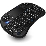 Bqeel Mini Keyboard 2.4 GHz Wireless Keyboard with Touchpad; scroll Function Rechargeable Lithium-Ion Battery for Android TV Box, Smart TV, Mini PC, PC, Tablet and Smartphone