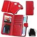Produktbild For Samsung Galaxy S6 Edge Plus, DRUnKQUEEn Wallet Leather Flip Card Holder Case, 2 in 1 Detachable Magnetic Back Cover for Galaxy S6 Edge+ G9280 (NOT for S6/S6edge)
