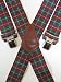 Produktbild BRIMARC HERREN HOSENTRÄGER, ROT, GRÜN, TARTAN-PLAID, SCHOTTENMUSTER, DESIGN H.DUTY 5.08 CM VON M BREITE 50 MM K .TOOLS.
