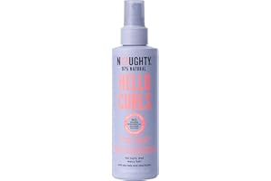 Noughty 97% Natural Hello Curl Define and Re-Shape Curl Primer, Vitamin Rich Formula for Curly and Wavy Styles, with Sea Kelp and Shea Butter, Sulphate Free Vegan Haircare 200 ml