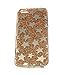 Produktbild TPU Silikon Case Hülle für Apple Iphone 5 / 5s / SE - Backcover Case Handy Schutzhülle Cover Glitzer gold Mirror Stars