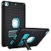 Price comparison product image ULAK New iPad 9.7 inch 2018/2017 Case, 3in1 Hybrid Heavy Duty Shockproof Protective with Built-in KickStand Rugged Cover Case for Apple New iPad 9.7 inch 2018/2017 Model (Ink Blue + Black)