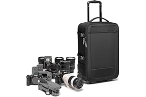 Manfrotto Advanced Fast III Professional SLR/Mirrorless Camera Backpack with Lenses and Laptop, Interchangeable Padded Dividers, Side Access, Tripod Mount