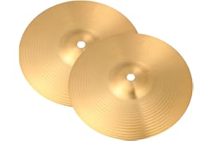 SUPVOX 2Pcs Trommel Becken Messing Trommel Becken St¨¹ Ersatz Jazz Teil Zubeh?r Liefert 6 Zoll