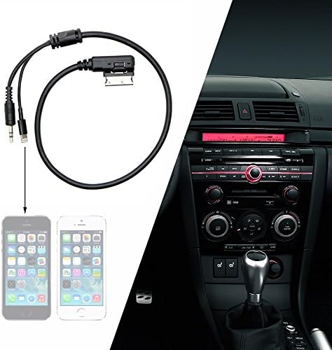 Valuetom Car AMI to 3.5mm Mini Jack AUX Cable Adapter for iPhone 5S 6S 6S Plus IN Audi Car A3/A4/A5/A6/TT
