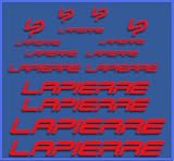 Material de alta resistencia Ecoshirt 39-SEP8-HJYN Pegatinas Lapierre Dr1056 Vinilo Adesivi Decal Aufkleber Клей MTB Stickers Bike, Rojo