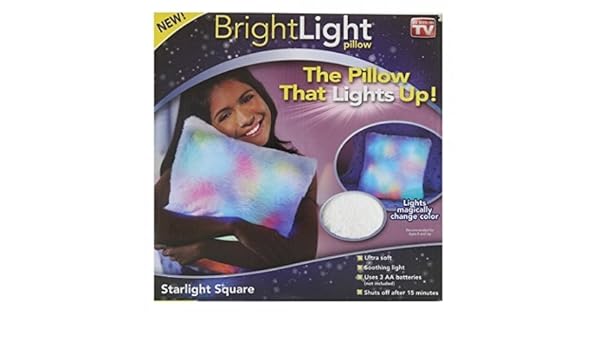 Bright Light Pillow As Seen On Tv Starlight Square Amazon In