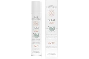 NEW - Baie Botanique Soleil Bébé - Organic Non-Toxic Mineral Baby & Children Sunscreen SPF 50 - Sunflower & Jojoba - Unscented - Natural - Vegan - No White Cast - Reef Safe - UVA/UVB - 100g