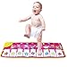 Produktbild Queta Musical Mat, Tanzmatte Klavier Tastatur Carpet Tier Decke Berühren Elektronisch Klavier Mat Spielen für 3-6 jährige Kinder, Spielzeug der frühen Kindheit