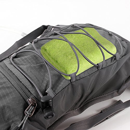 Trinkrucksack Hydrationspack mit 2L Trinkblase für Joggen, Wandern, Radfahren, Camping und Bergsteigen - 8