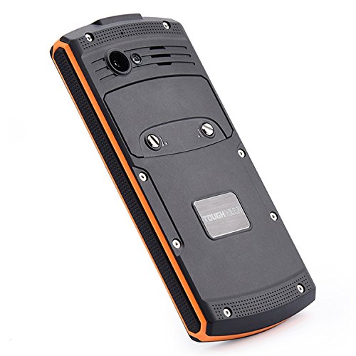 toughgear â„¢Â â€“Â Edge Smartphone (Display Touch da 4,5Â pollici (11.4Â cm), Android 4.4.2, 16Â GB di memoria, 13,0Â Mega Pixel Fotocamera, Dual SIM, 4Â G LTE sbloccato, impermeabile, resistente alla polvere, urti e cadute) Arancione