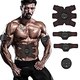 【Sorprendido por su músculo】 Use el cinturón abdominal 20 minutos por día (No es necesario gastar mucho tiempo y sudar), pero el efecto equivale a 2000M corriendo, 30 minutos de sentadillas, 30 minutos de natación libre, 2 semanas de dieta