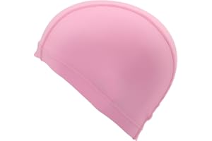 BELIKEFISH Swimming Cap - Fabric Swim Cap for Women Men Adults Teenagers