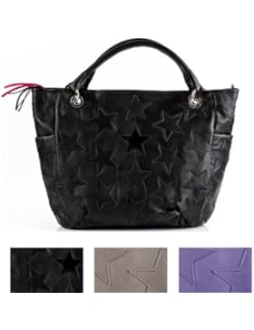 FEYNSINN® Handtasche mit langen Henkeln WILLOW - Damen Schultertasche groß Ledertasche - Handtasche Damentasche...