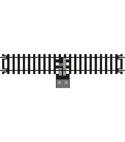 Rail Droit Pour Train Miniature - Échelle HO - 239 Mm - Marque PIKO - Neuf