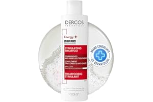 Vichy Dercos, Shampoo Energizzante, Per Tutti i Tipi di Capelli, Azione Anti-Caduta, Capelli Sani e Forti, Arricchito con Aminexil e Niacinamide