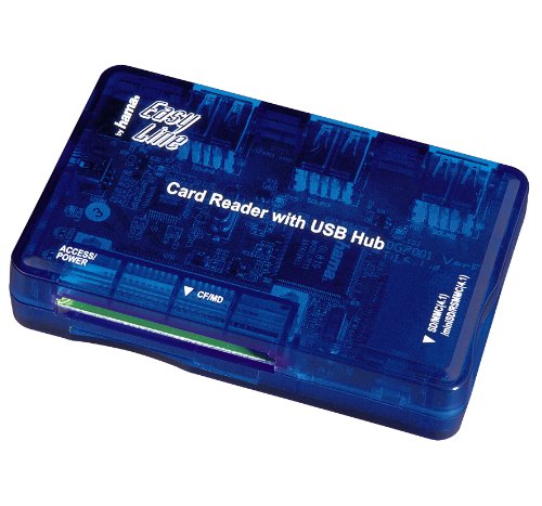 Hama Card USB2.0 mit integriertem 3-port USB-Hub