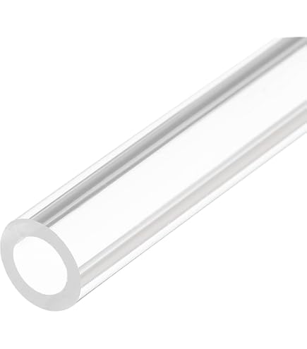 OLYCRAFT 6er-Set Acrylrohre – 30 Cm Lang, 18 Mm Außen, 15,5 Mm Innen, Klar, Für Wasserkühlung, Lampen & DIY