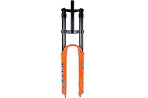 LYMFCFC MTB Bike Air Fork Front Fork DH Double Shoulder Fork 26 27.5 29 Inch 9X100MM Quick Release