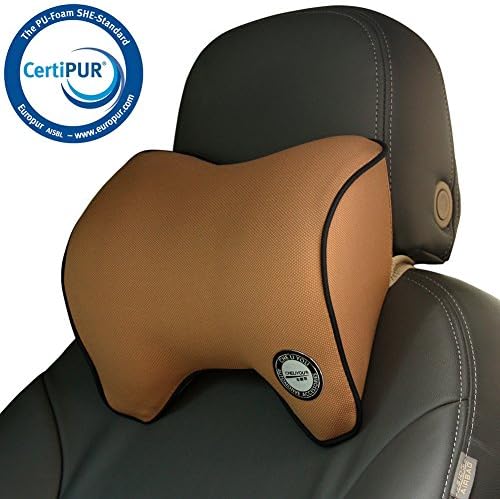 Car Neck Support Pillow for Driving, Car Seat Headrest Pillow with Soft Memory Foam