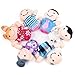 Lyanther 6 PCS glückliche Familie Mitglied Fingerpuppe Set Kinder --- ideal für die Entwicklung eines Kindes Phantasie und Kreativität