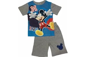 arlis Ensemble T-Shirt avec Short Mickey Disney l'image est imprimée à l'avant Col Rond. Matière: 100% Coton