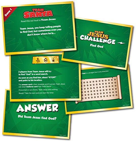 Santa VS Jesus - The Epic Christmas Party Card Game for Families, Friends, Adults, Large Groups and board game enthusiasts. reviews Santa VS Jesus - The Epic Christmas Party Card Game for Families, Friends, Adults, Large Groups and board game enthusiasts.