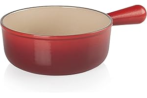 Le Creuset Caquelon en fonte émaillée 20 cm, 2 litres, Cerise, 20007200602460