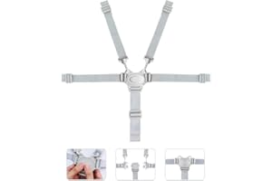 LuLiyLdJ Kinderwagen 5-Punkt-Sicherheitsgurt, Hochstuhl-Sicherheitsgurt, verstellbarer Kinderwagen-Sicherheitsgurt, Baby-Hochstuhl-Kinderwagen und Kinderwagen