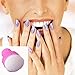 Utility Nail Art Stamping Stamper Sponge Shade Transfer DIY Tool Set (White)