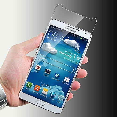 Easylife Samsung Galaxy Note 3 Screen Protector Samsung Galaxy Note 3 Tempered Screen Protector Tempered Glass Protector Galaxy Note 3 Supreme Premium Tempered Glass Screen Protector Anti-Scratch, Anti-Fingerprint, Bubble Free, Explosion-Proof and Pressure-Resistant for Samsung Galaxy Note 3