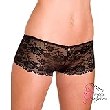 Señoras de las bragas francesas Reino Unido UK 10-12 USA 6-8 EU 36-38 - Negro