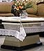 Kuber Industries Transparent Center Table Cover 4 Seater 40*60 Inches (Silver Lace) RS.289.00